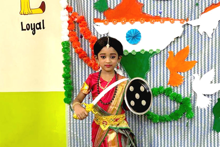 Child enjoying a Pearl Kids learning activity